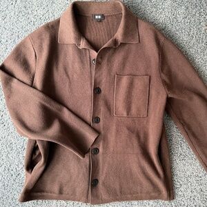 Uniqlo Brown Button Down Shirt